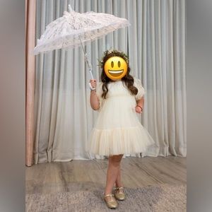 Nellystella Alice Girls Dress - Orchid Ice Size 3 used ONCE